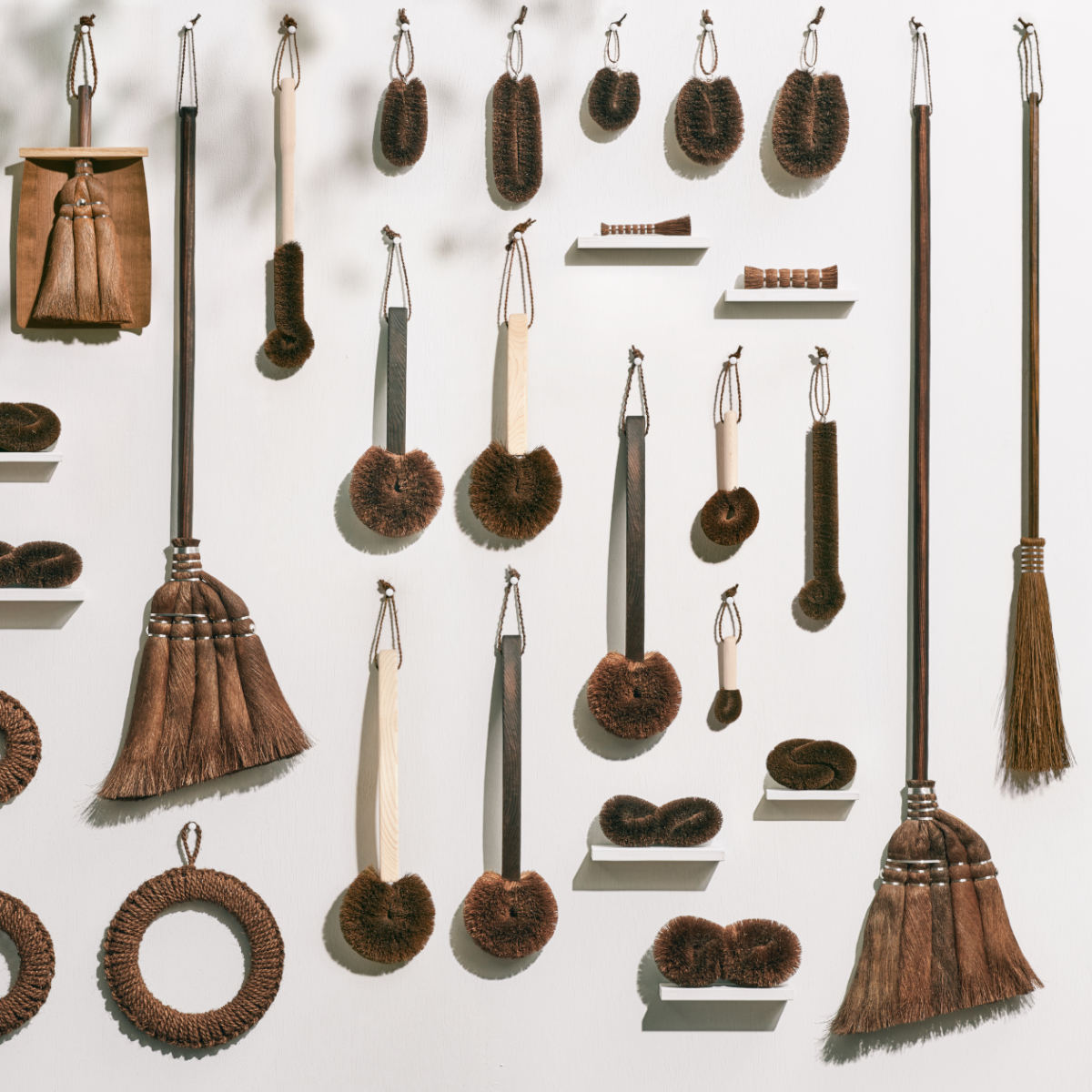 高田耕造商店 ストラップ ボールチェーン チャームほうき 棕櫚