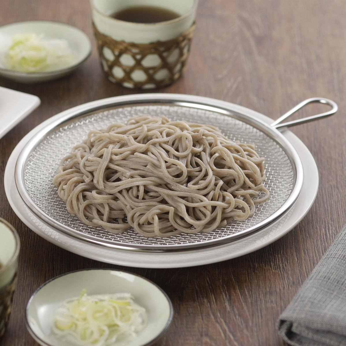 下村企販 盆ザル 21cm ママクック 手付き ステンレス製 日本製