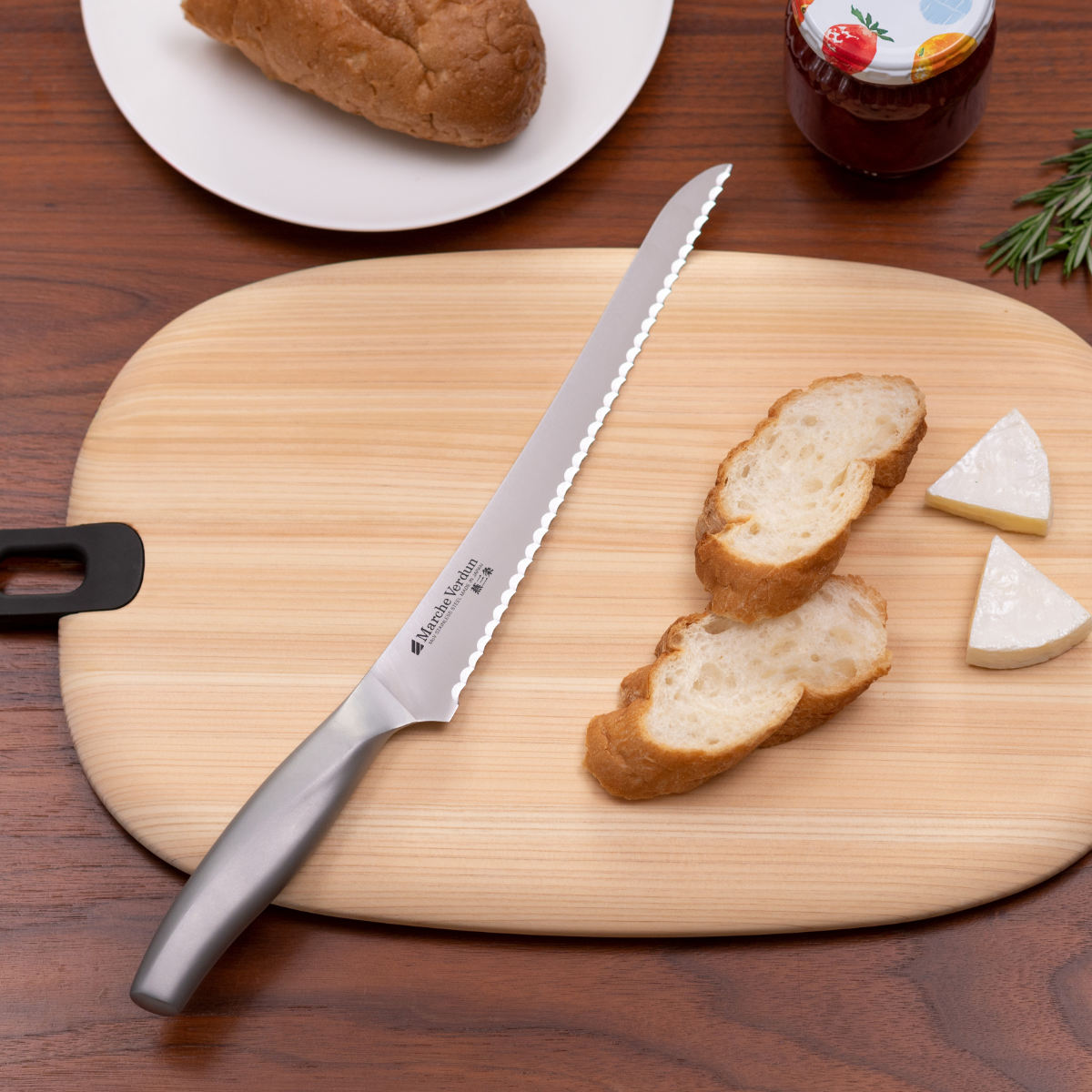 下村企販 パン切り包丁 21.5cmマルシェヴェルダン 食洗機対応 日本製