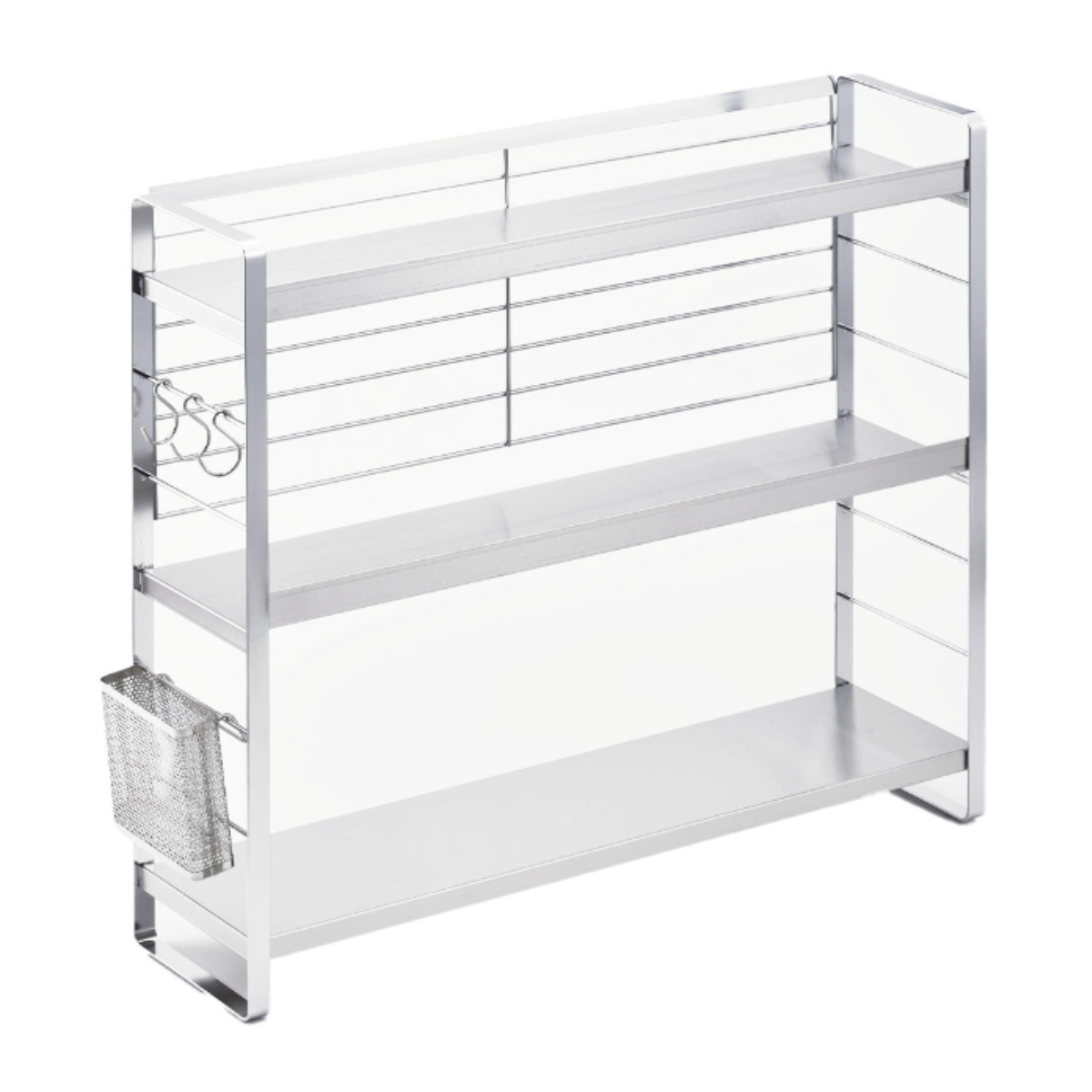 下村企販 コンロラック ステンレス棚コンロサイドラック （ シェルフ