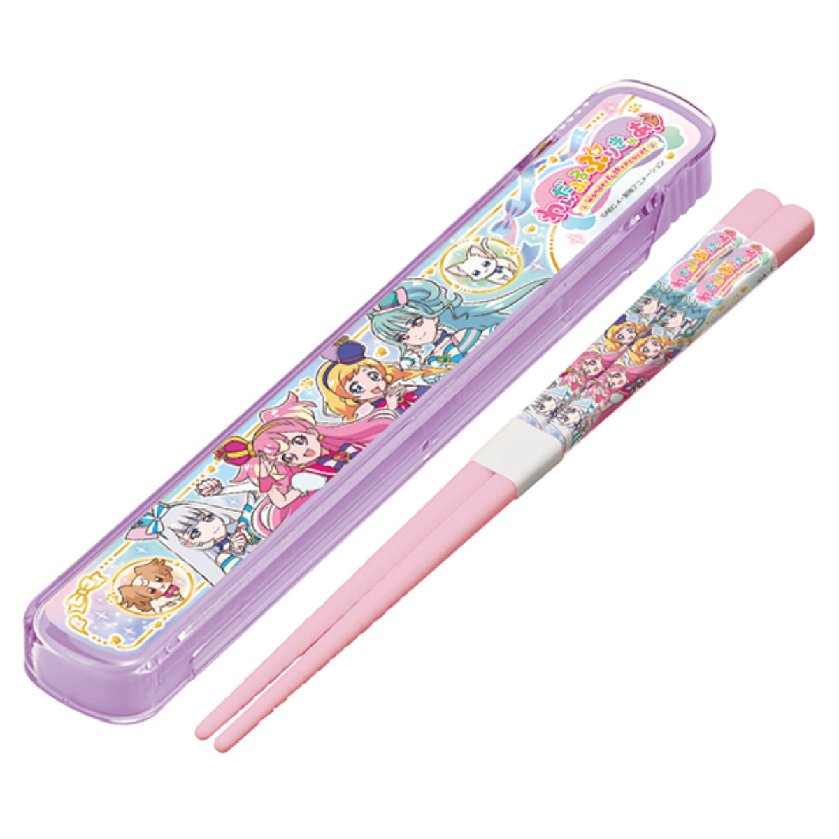 小森樹脂 箸箱セット わんだふるぷりきゅあ！ （ プリキュア 抗菌 16.5