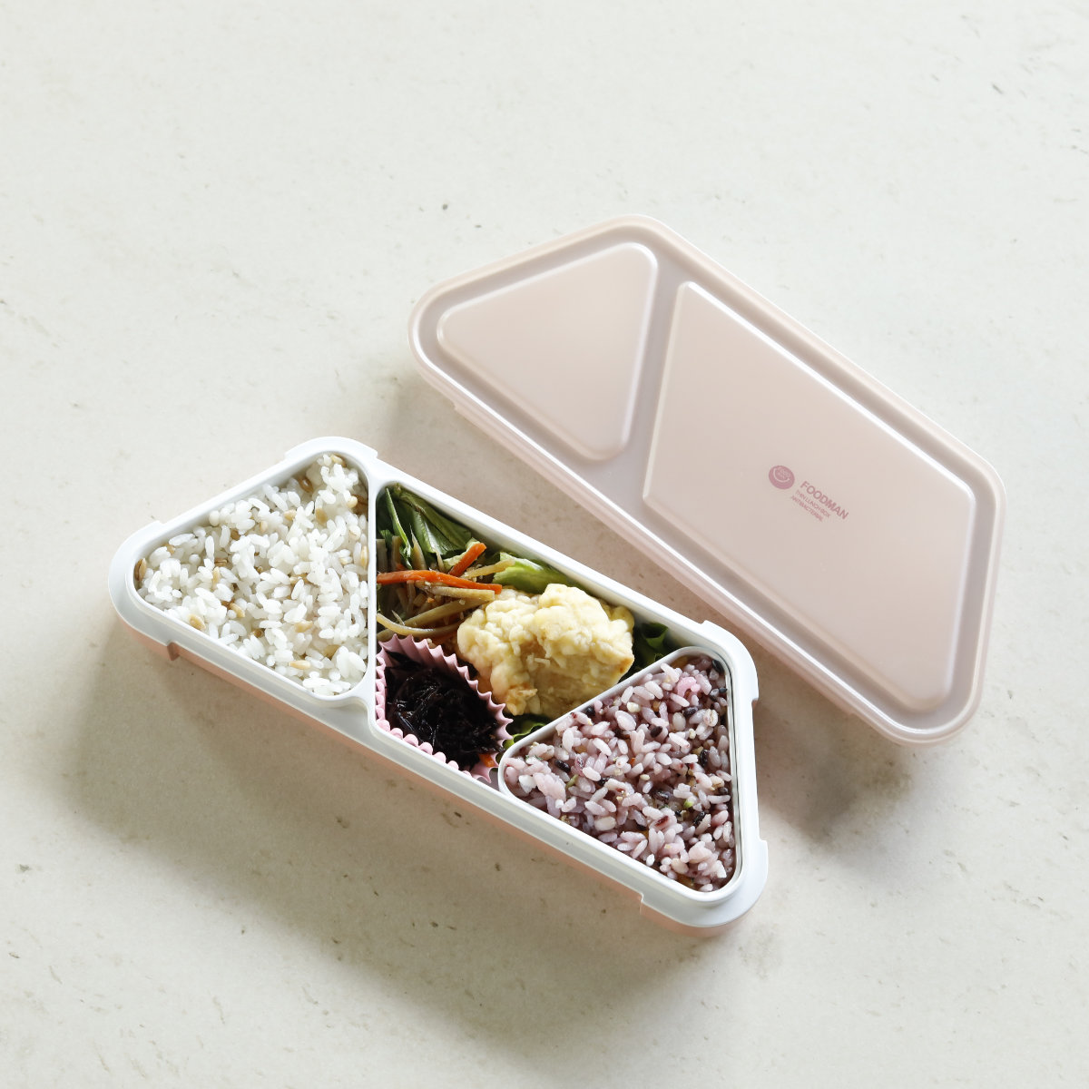 CB JAPAN（シービージャパン） 弁当箱 400ml 薄型弁当箱 抗菌フード