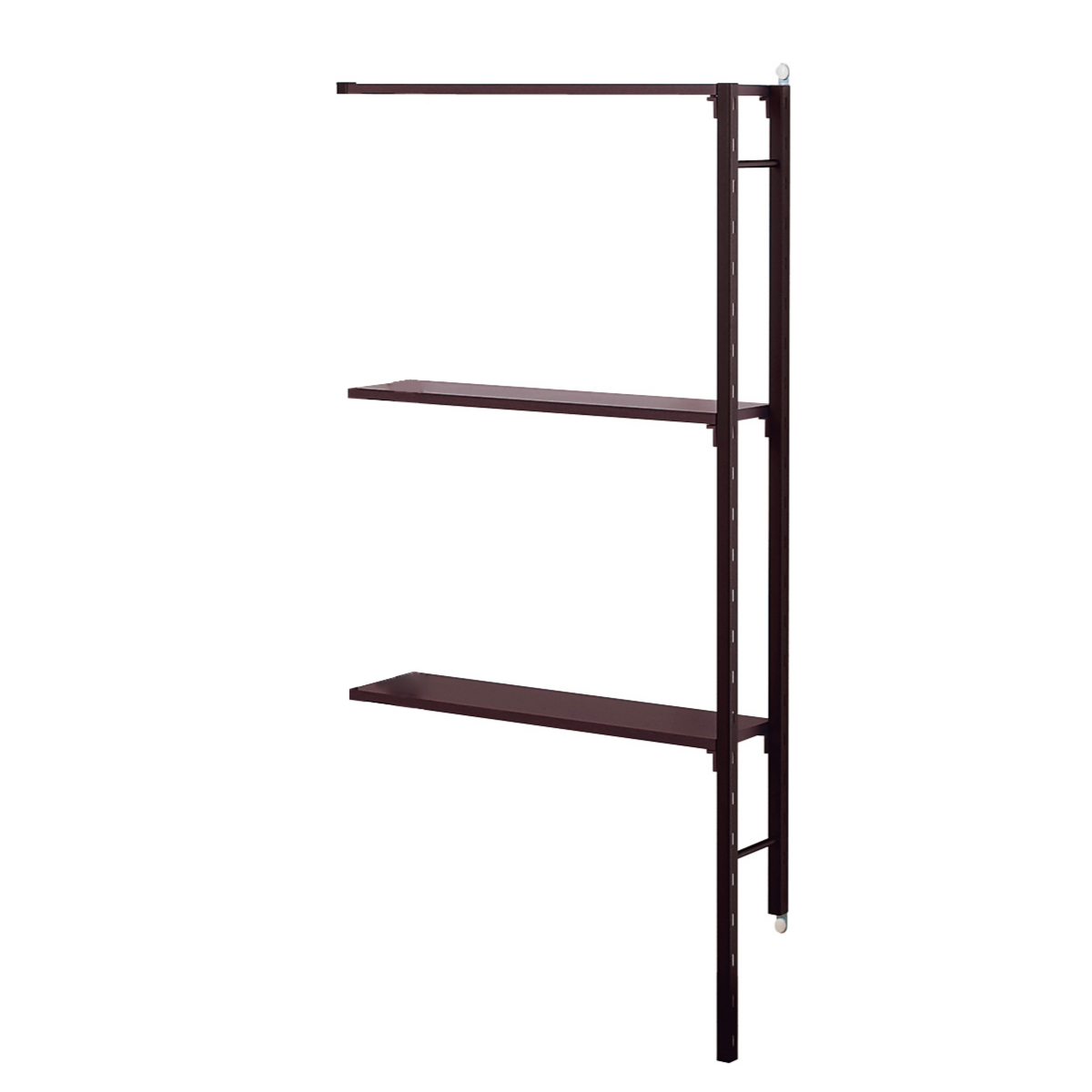 追加支柱セット ユニットシェルフ用 高さ120cm 壁面収納 壁付け