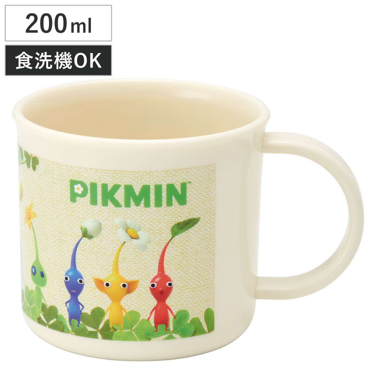 スケーター コップ 200ml 抗菌食洗機対応プラコップ ピクミン