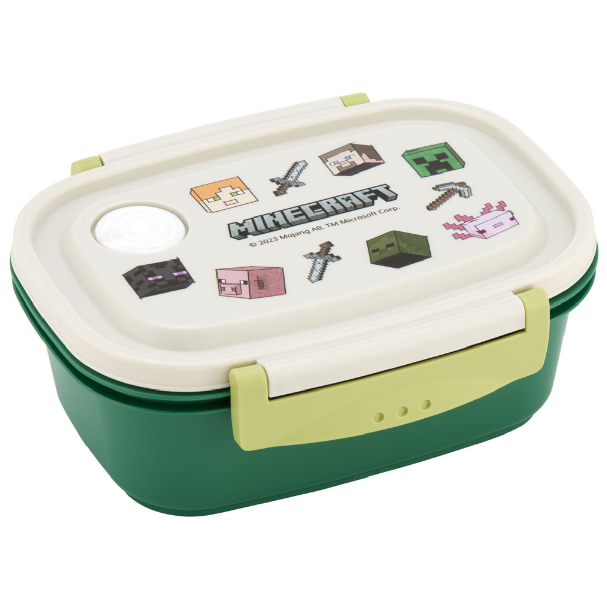 スケーター 弁当箱 1段 550ml ラク軽弁当箱 M マイクラ