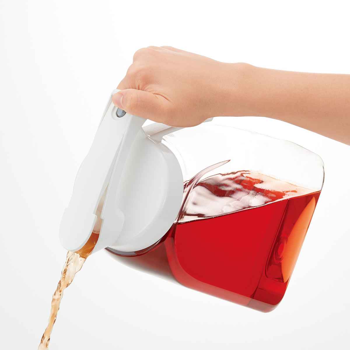 冷水筒 ピッチャー 3L ラストロ 横置き 縦置き ワンプッシュ K-1289