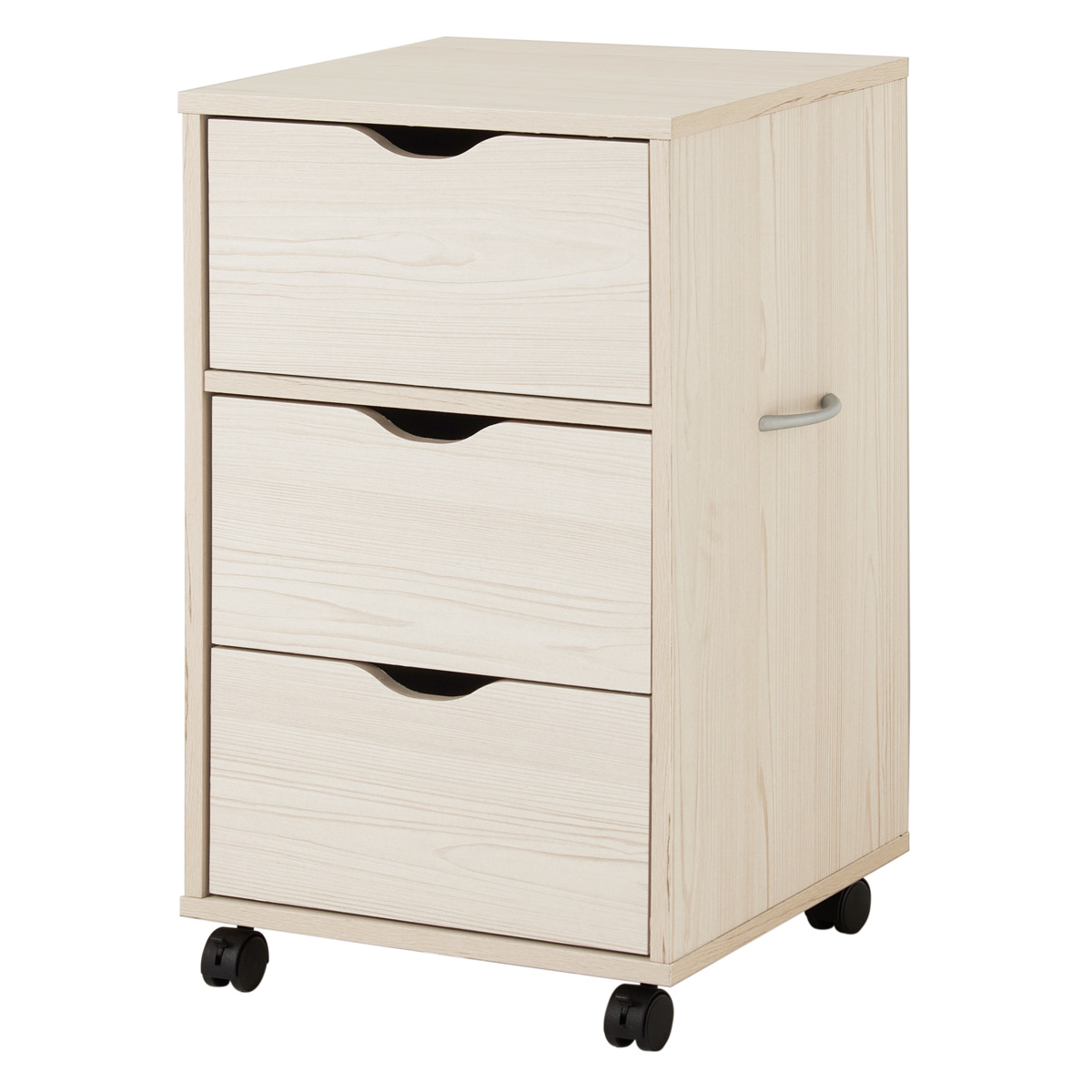 HAGiHARA（萩原） チェスト 幅40cm キャスター付き 引出し3杯