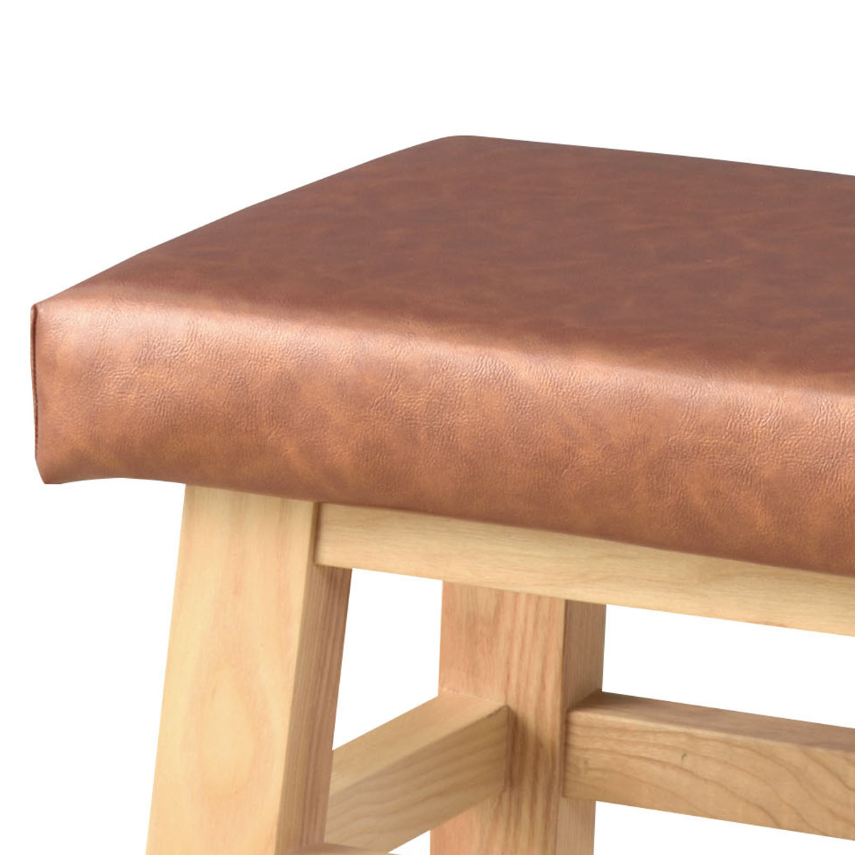 東谷 スツール 高さ45cm バンビスツール （ キャメル ダークブラウン