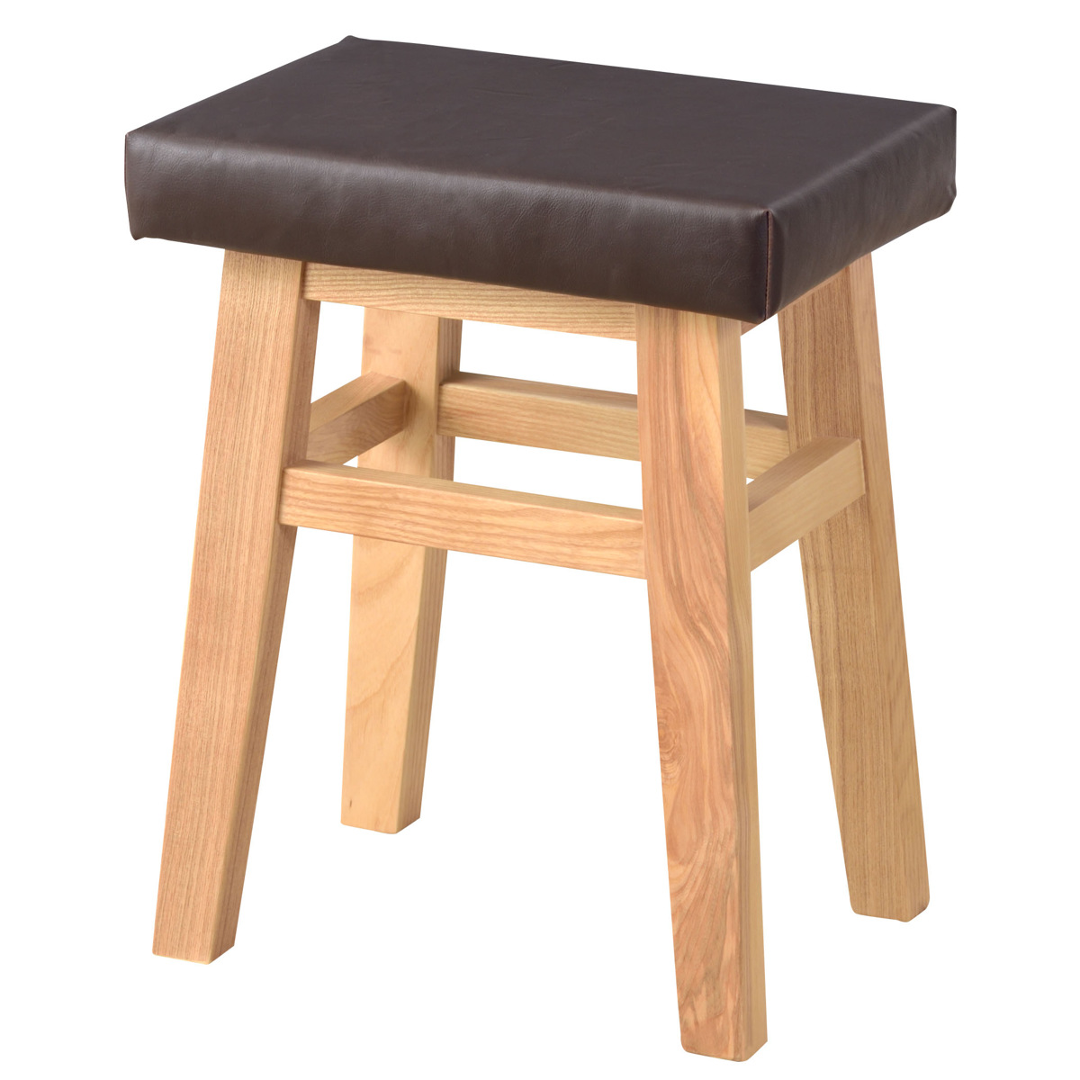 東谷 スツール 高さ45cm バンビスツール （ キャメル ダークブラウン