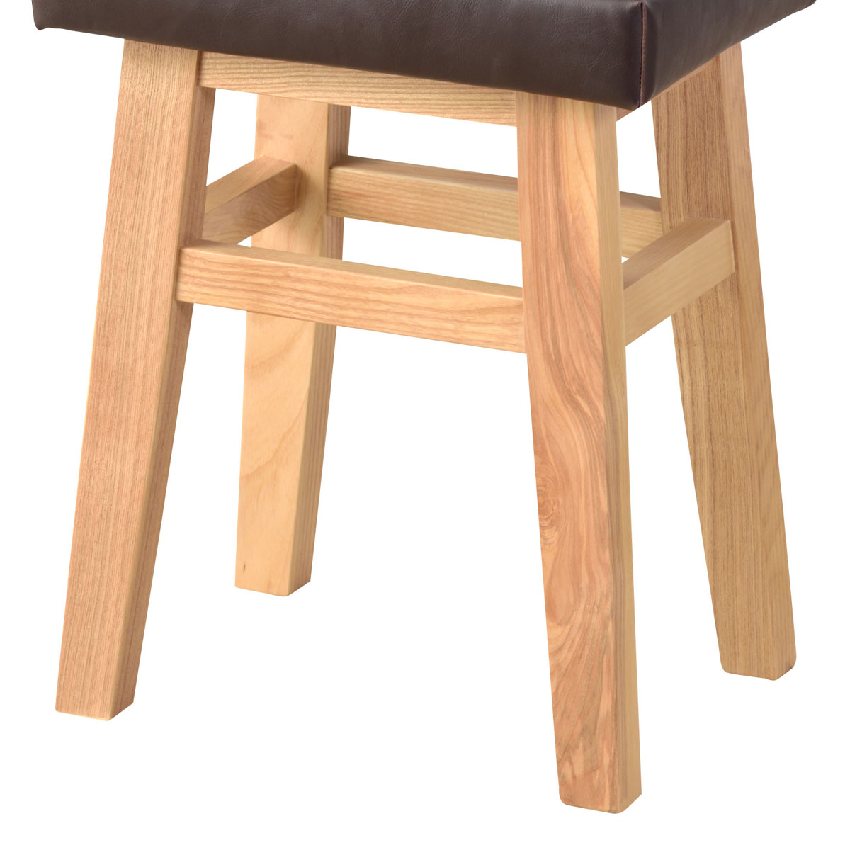 東谷 スツール 高さ45cm バンビスツール （ キャメル ダークブラウン