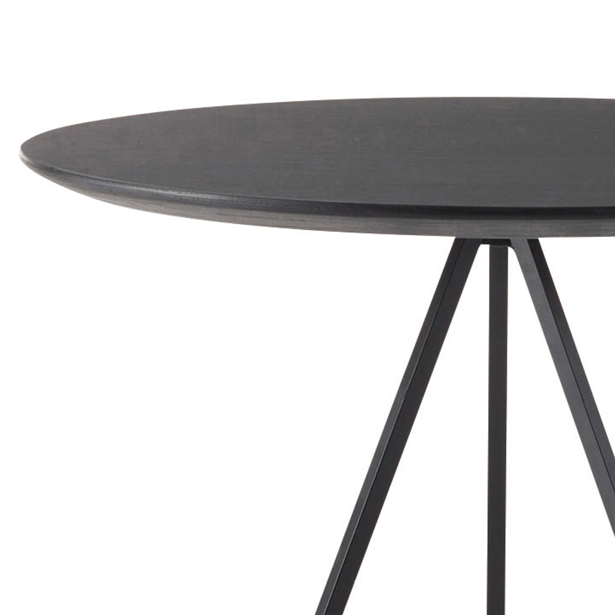 東谷 サイドテーブル 円型 高さ51.5cm アイアンレッグ 3本脚 （ 天板