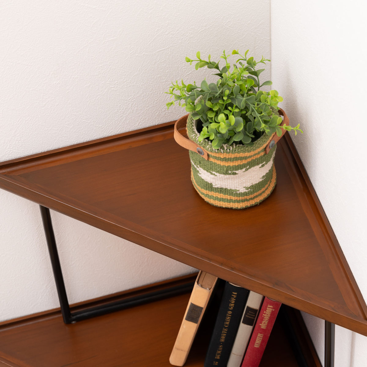 東谷 ミニテーブル コーナー Lサイズ 幅50cm （ 三角 トライアングル