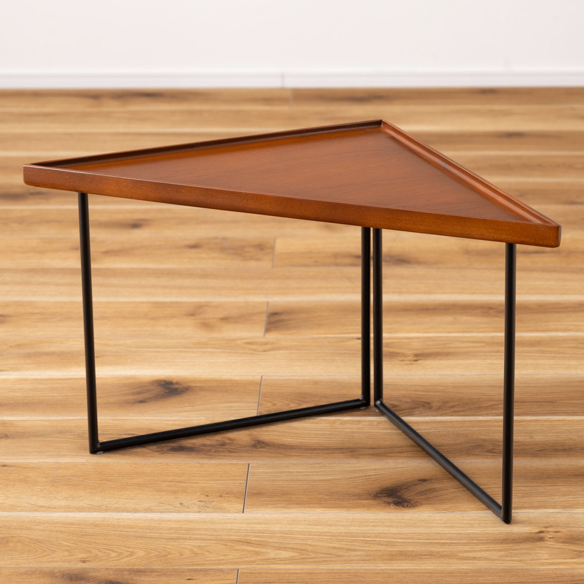 東谷 ミニテーブル コーナー Lサイズ 幅50cm （ 三角 トライアングル