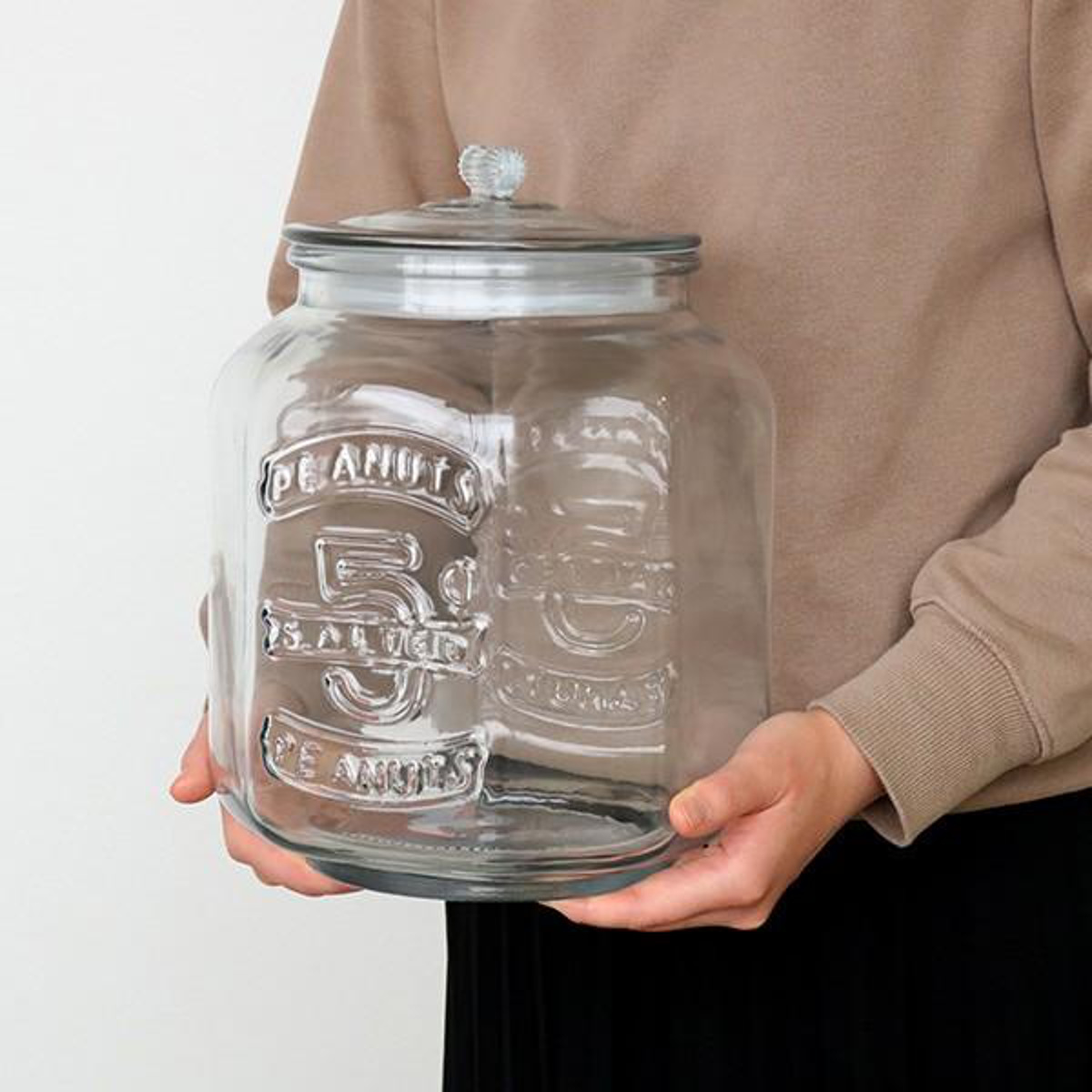 保存容器 7L クッキージャー ガラス ワイド...の詳細画像2