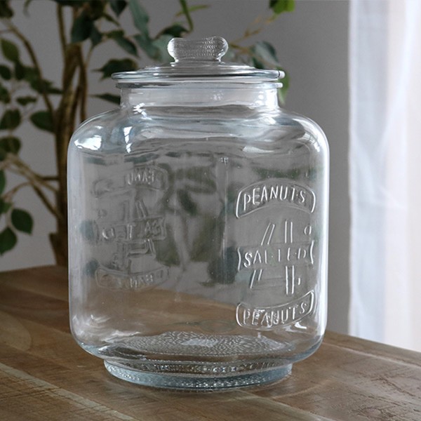 保存容器 5L ガラス製 ガラスクッキージャー （ ガラス保存瓶 保存瓶 ...