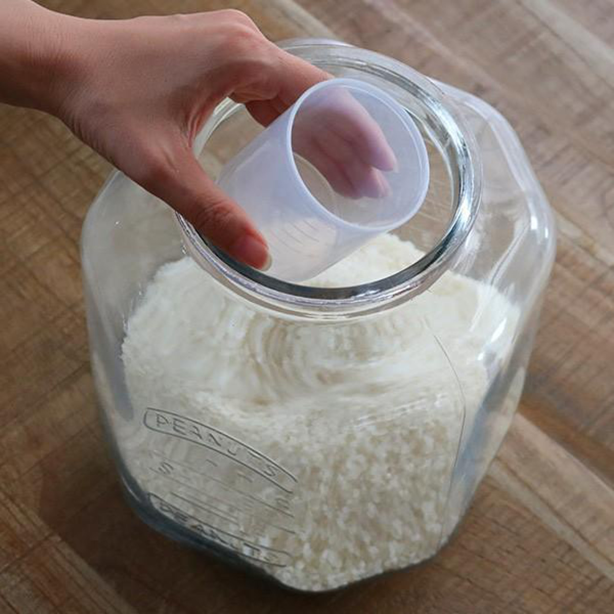 保存容器 5L ガラスクッキージャー ガラス ...の詳細画像3
