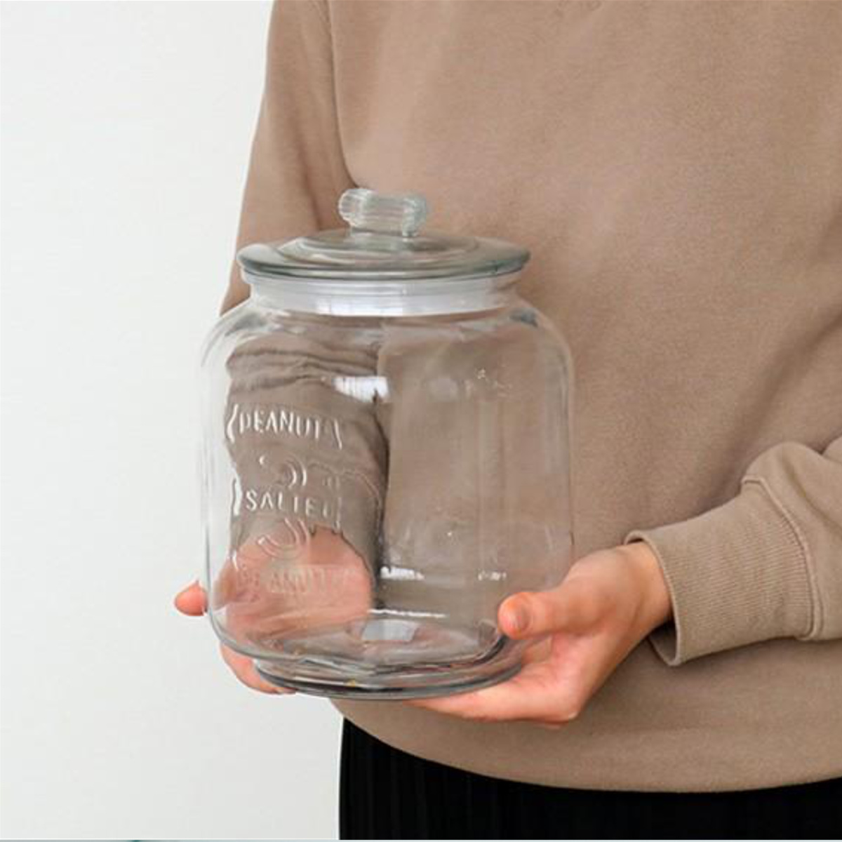 保存容器 3L ガラスクッキージャー ガラス ...の詳細画像2