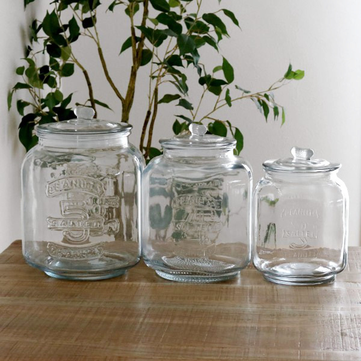 保存容器 3L ガラスクッキージャー ガラス （ キャニスター ガラス保存