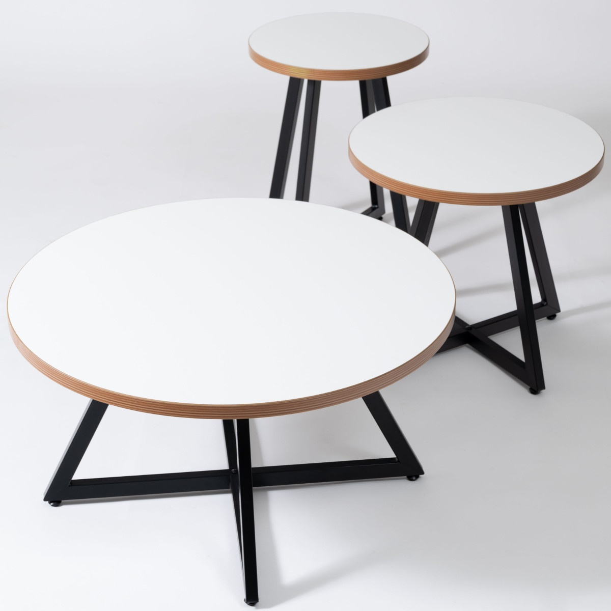 東谷 サイドテーブル 円型 直径50cm Mサイズ ラウンドテーブルM