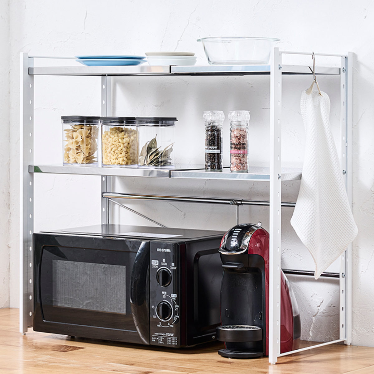 レンジ上ラック 2段（キッチン、日用品、文具）のおすすめ人気商品一覧