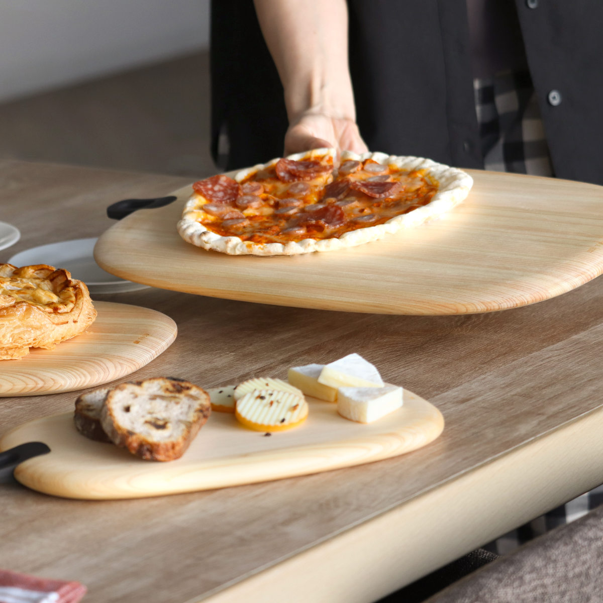 まな板 L 木製 TEUD カッティングボード ひのき 日本製 （ テウド