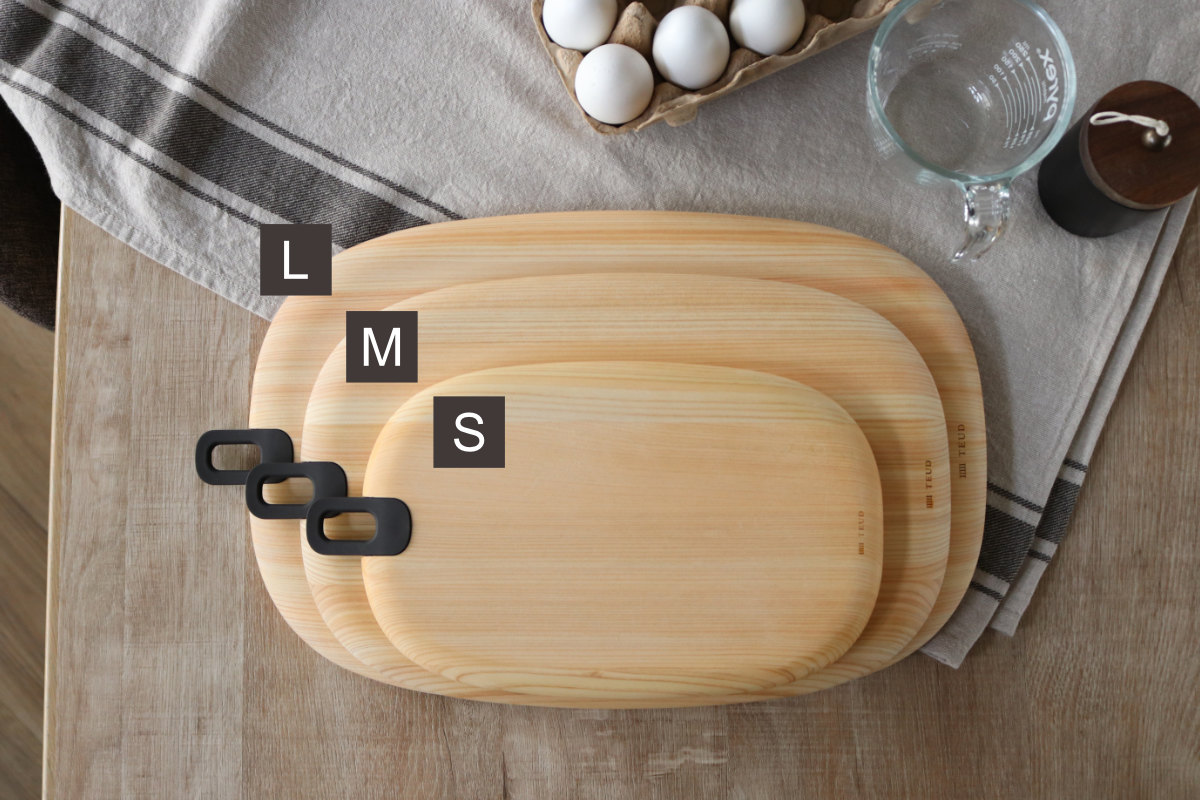 まな板 L 木製 TEUD カッティングボード ひのき 日本製 （ テウド