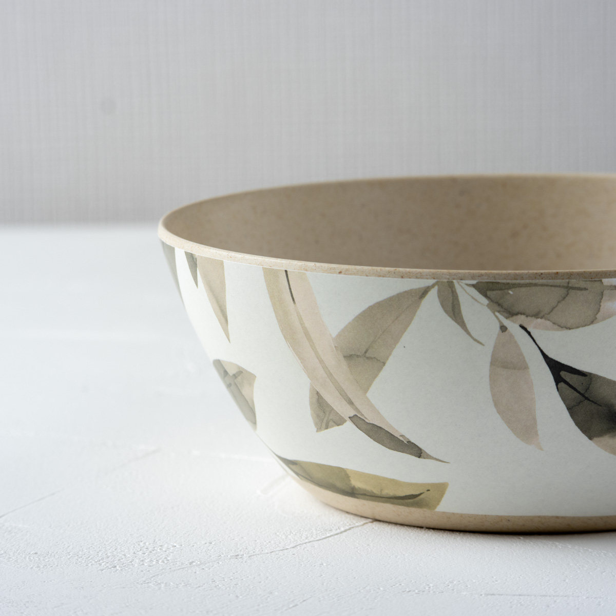 ボウル 18cm BALI LEAVES バンブーファイバー （ 食洗機対応 サラダ