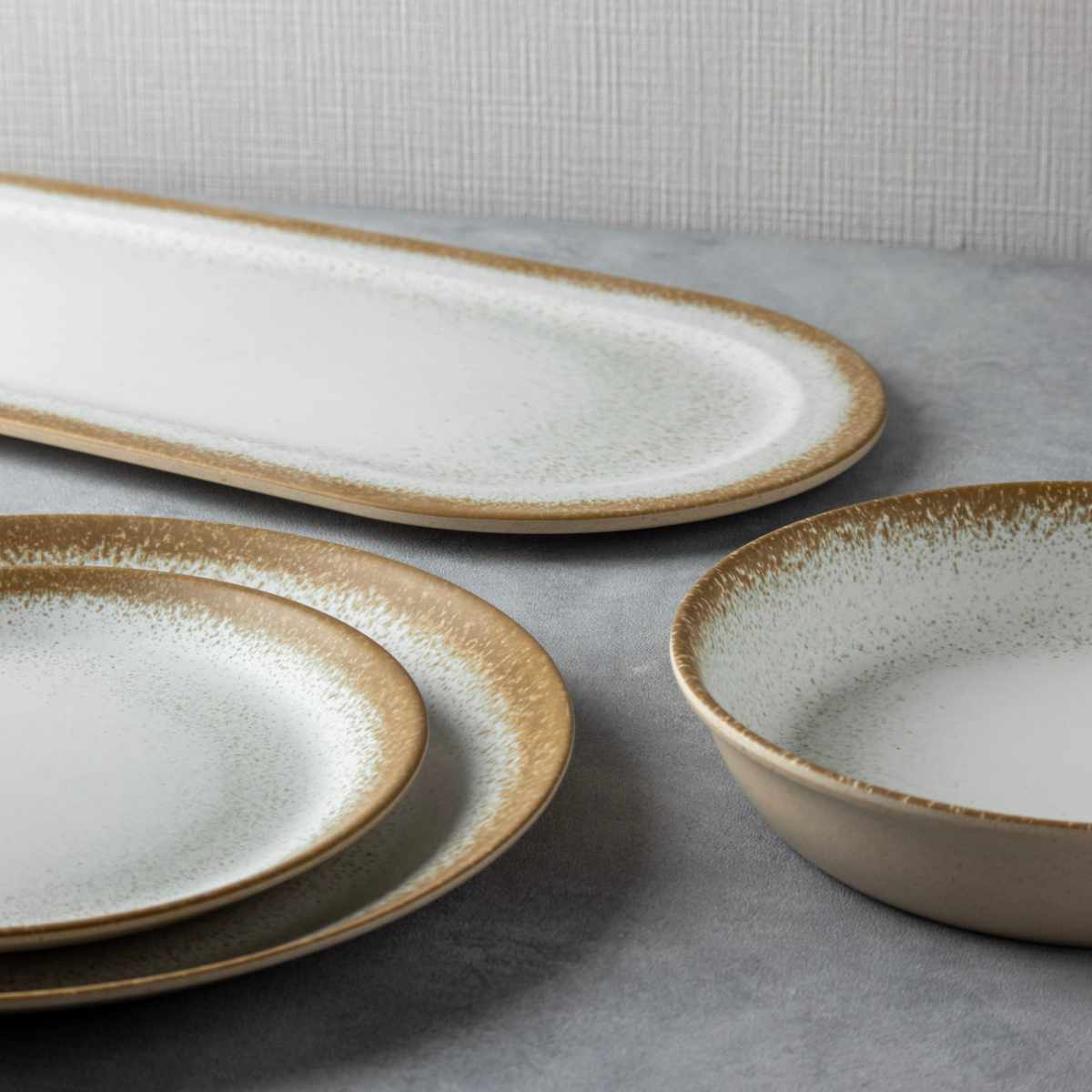 プレート 45cm オードブル CARMEL REACTIVE バンブーファイバー （ 食