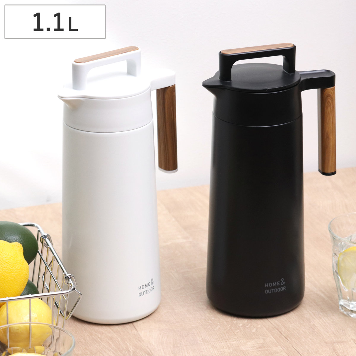 パール金属 ポット 1.1L 真空断熱 保温 魔法瓶 ステンレス （ 卓上