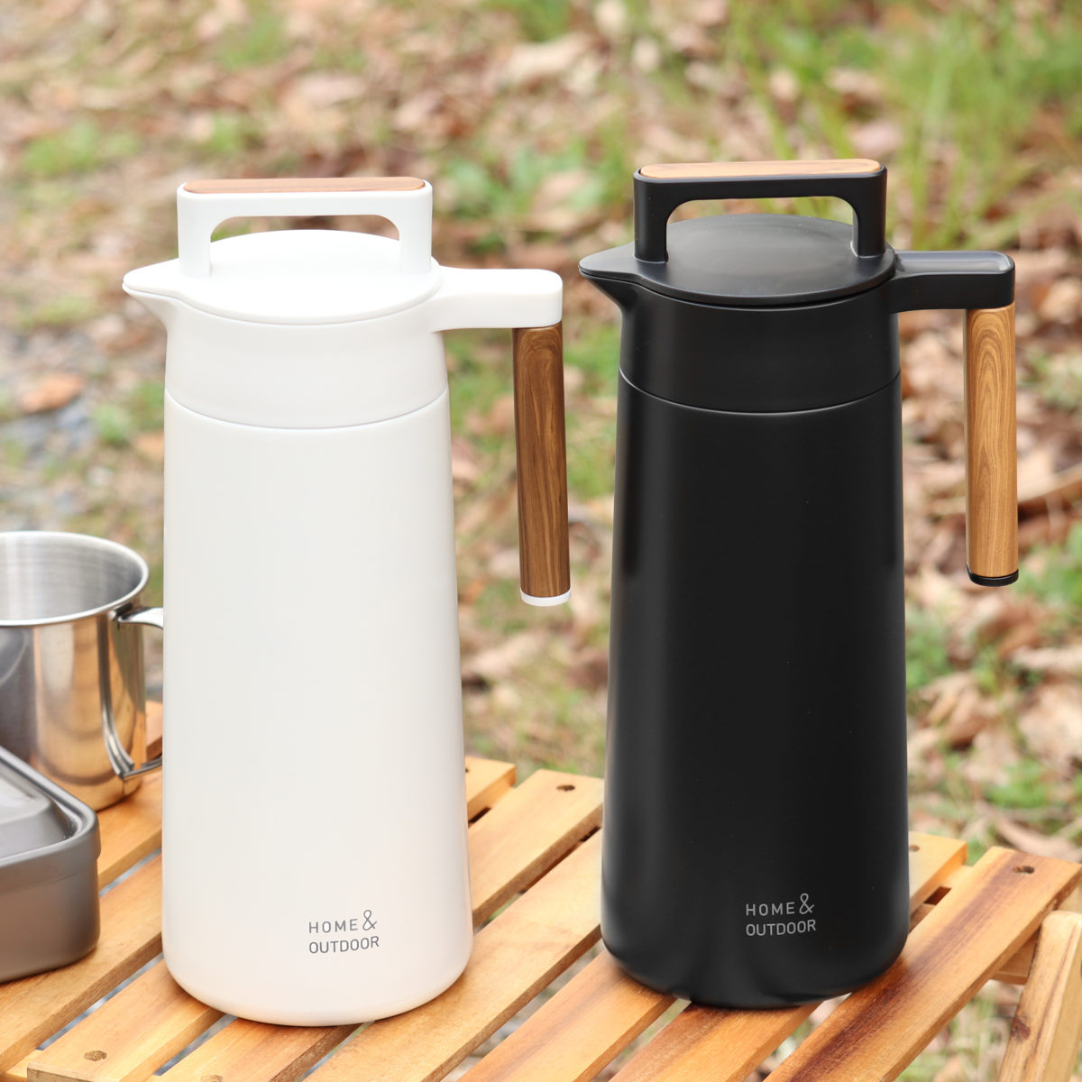 パール金属 ポット 1.1L 真空断熱 保温 魔法瓶 ステンレス （ 卓上