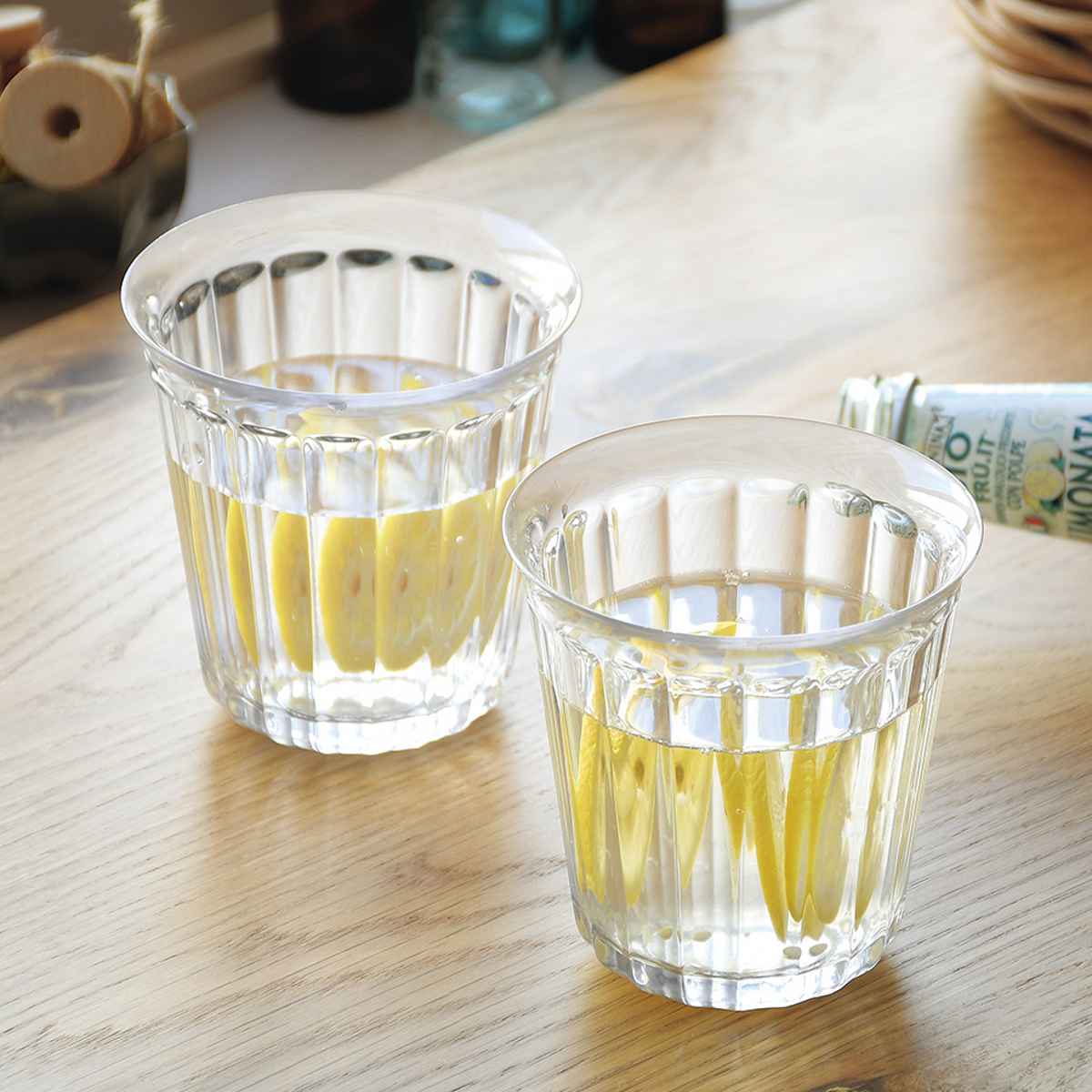 グラス 280ml プラスチック 4個入り （ 食洗機対応 コップ カップ 食器
