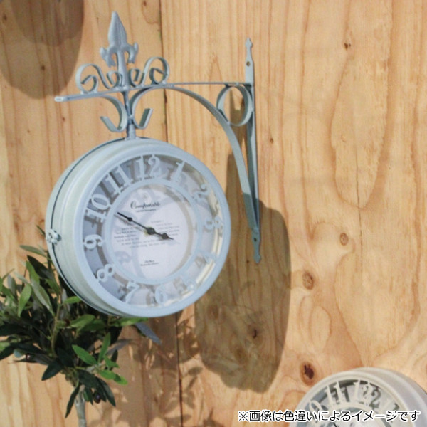 両面時計 OLD STREET BOTHSIDE CLOCK L （ 掛け時計 ボスサイド