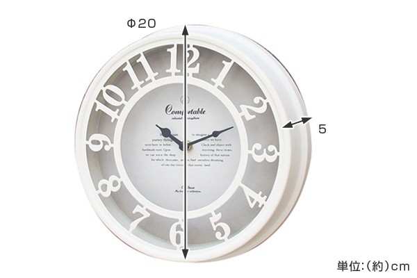 壁掛け時計 OLD STREET WALL CLOCK （ 時計 壁掛け オブジェ