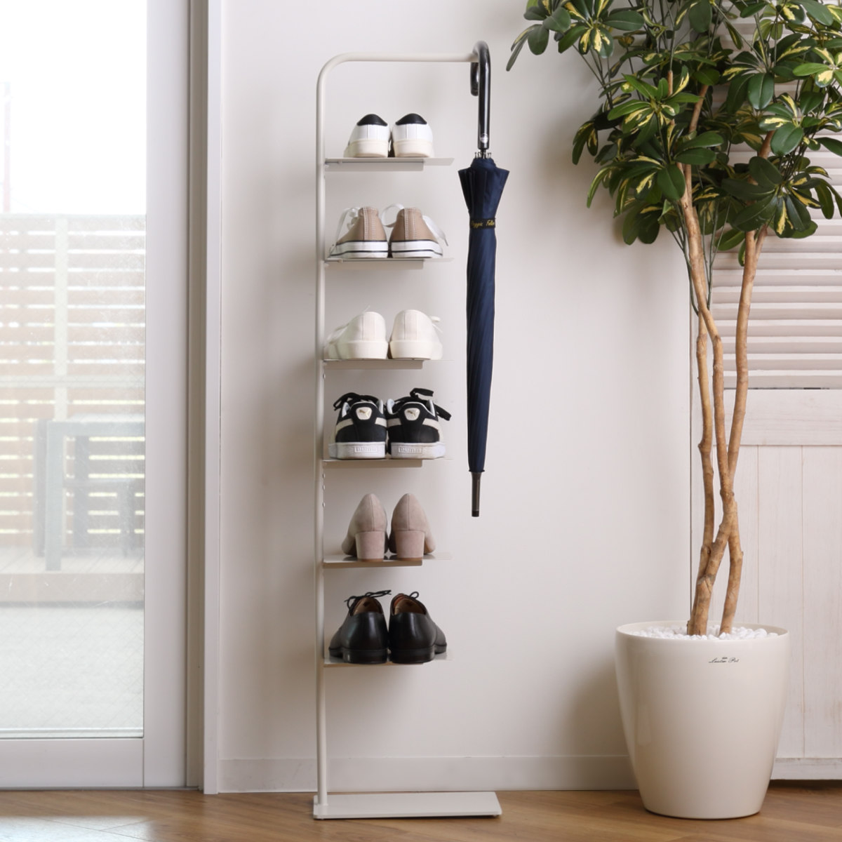 シューズラック Stack rack 7段 （ シューズ ラック 靴収納 玄関収納