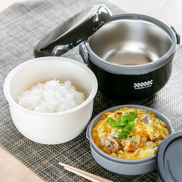 弁当箱 保温 保温弁当箱 丼 ランチジャー ほかどん 出群 真空二重構造 保冷 710ml ランチボックス 保温ジャー レンジ対応 お弁当箱