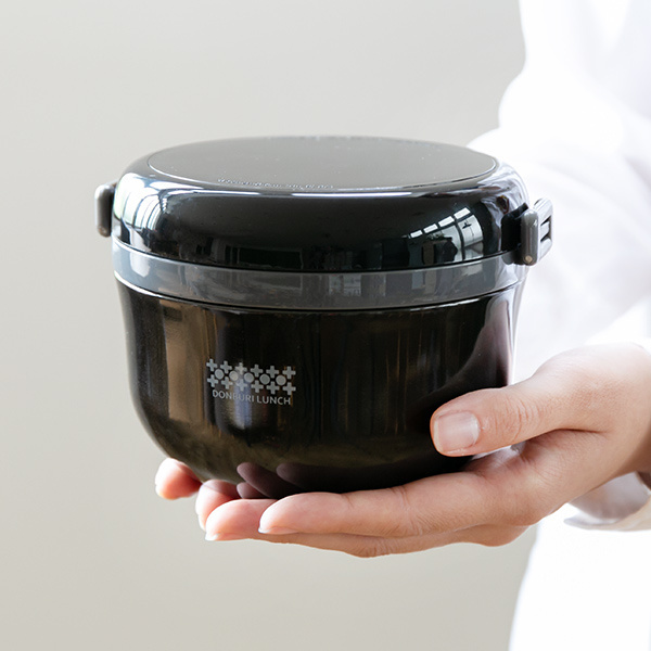 パール金属 弁当箱 保温 丼 ほかどん ステンレス ブラック （ レンジ