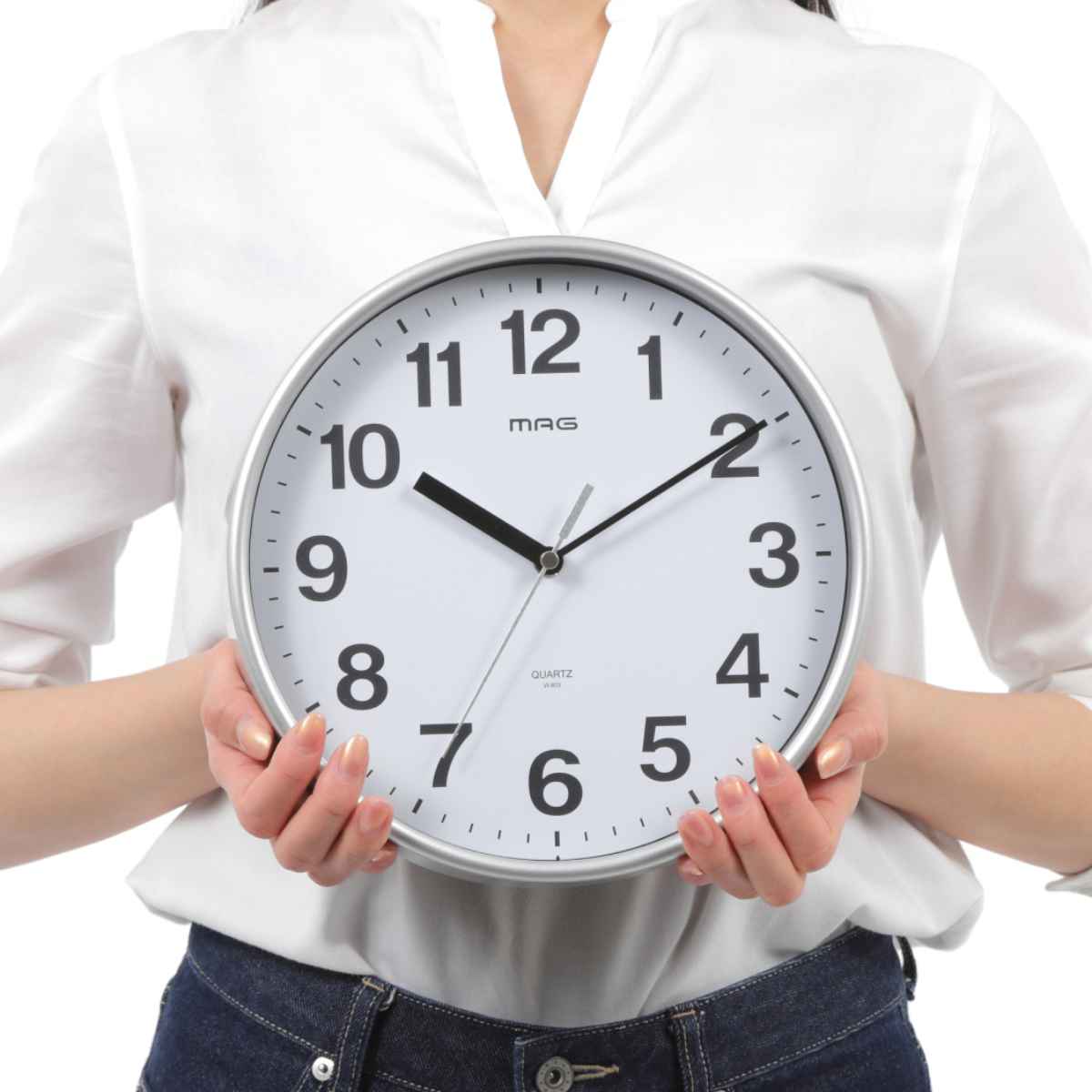 ノア精密 掛け時計 ブロンシュ 直径25.4cm （ 壁掛け時計 かけ時計