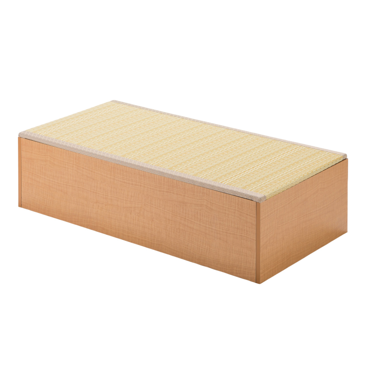 樹脂畳ユニット ロータイプ 幅120×奥行60×高さ31.5cm 収納付ベンチ 