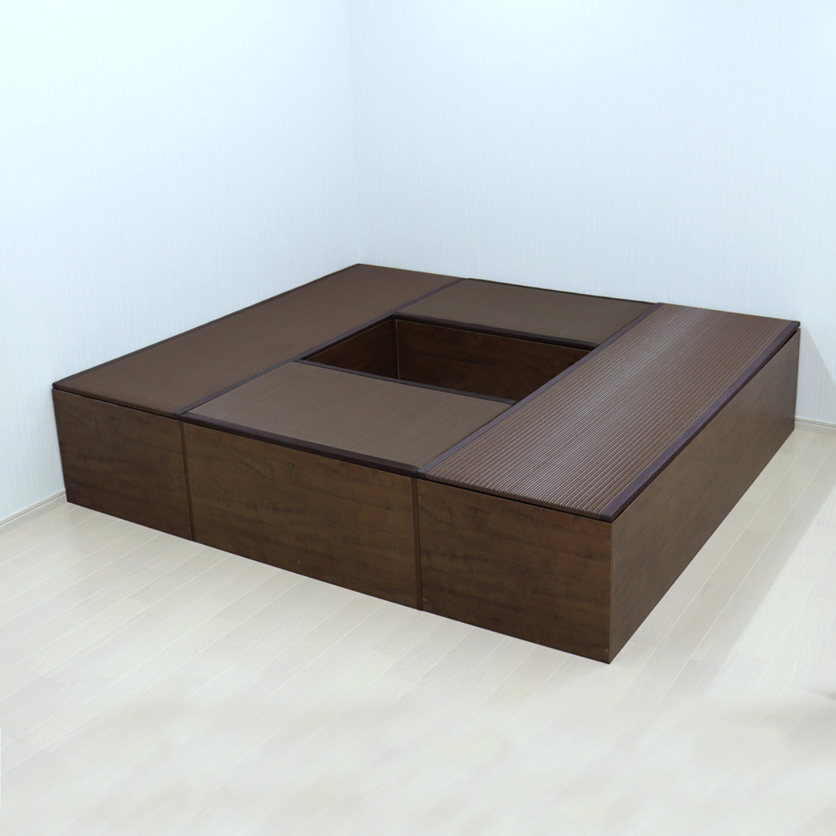 樹脂畳ユニット Bセット ハイタイプ 幅180cm×2 幅90cm×2 収納付ベンチ