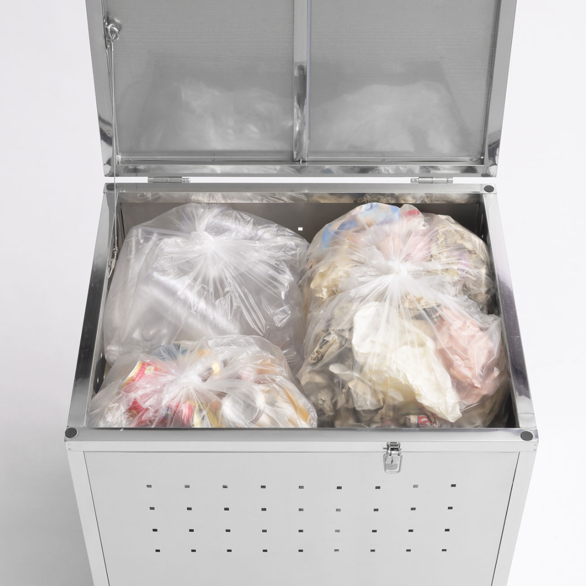 ゴミ収納庫 屋外用 130L ステンレス保管庫...の詳細画像5