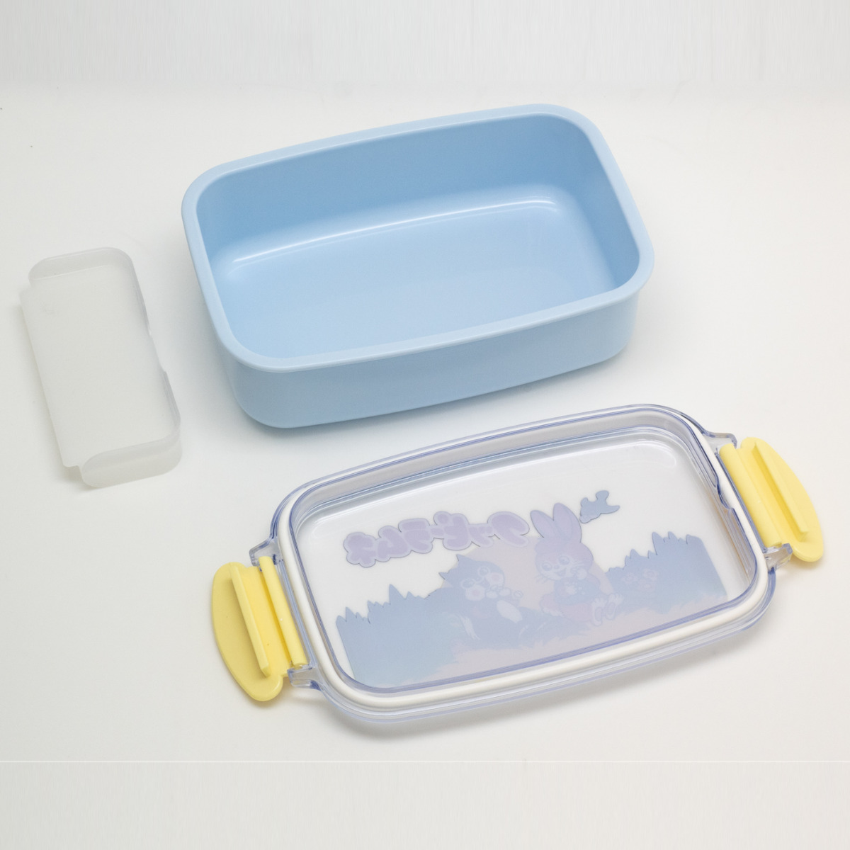 OSK 弁当箱 1段 500ml ランチボックス 仕切付き クッピーラムネ