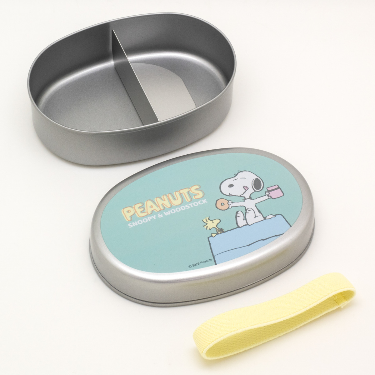 OSK（オーエスケー） 弁当箱 1段 350ml アルミ子供弁当箱M 仕切付き