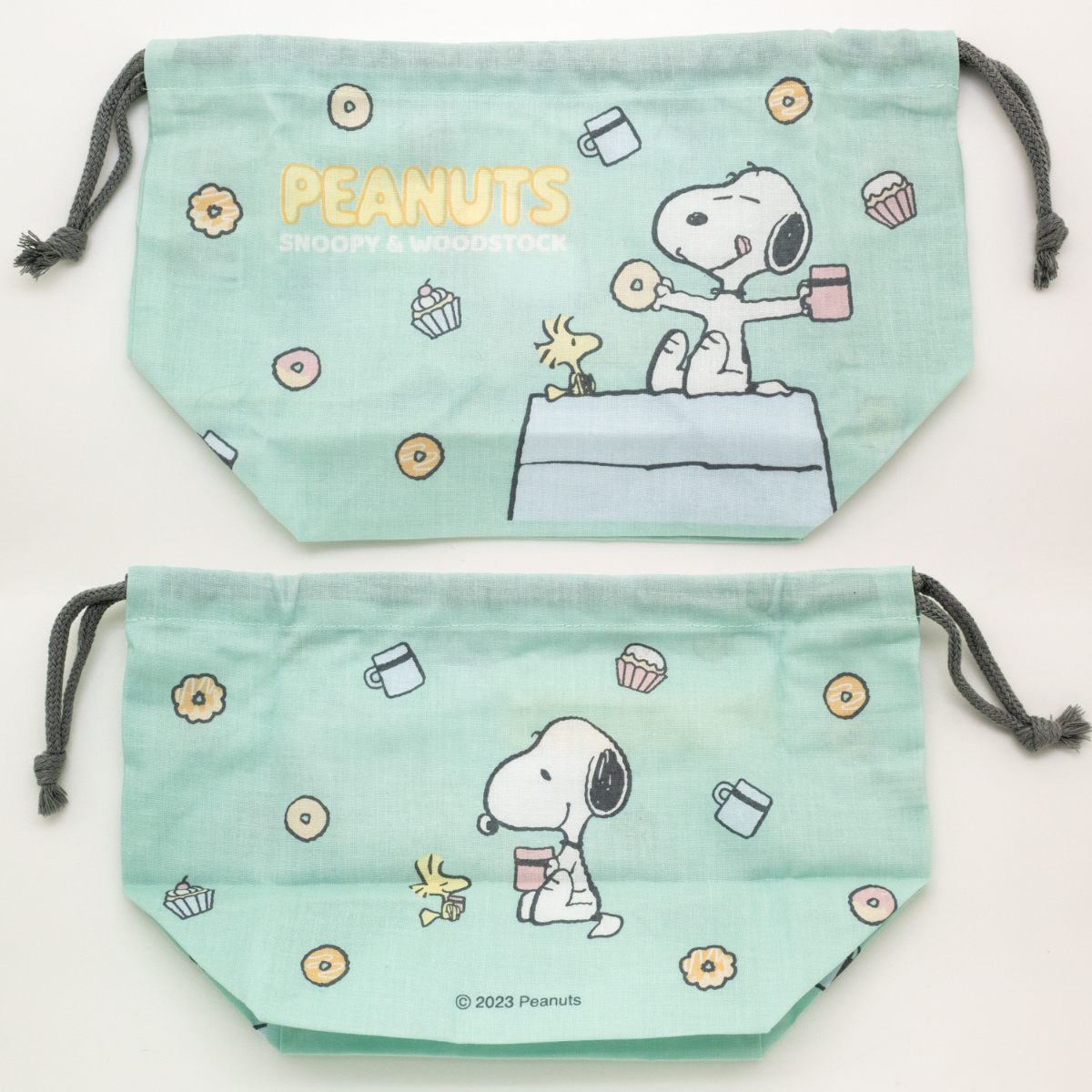 OSK（オーエスケー） 巾着 巾着弁当袋 スヌーピー （ SNOOPY 弁当袋 お
