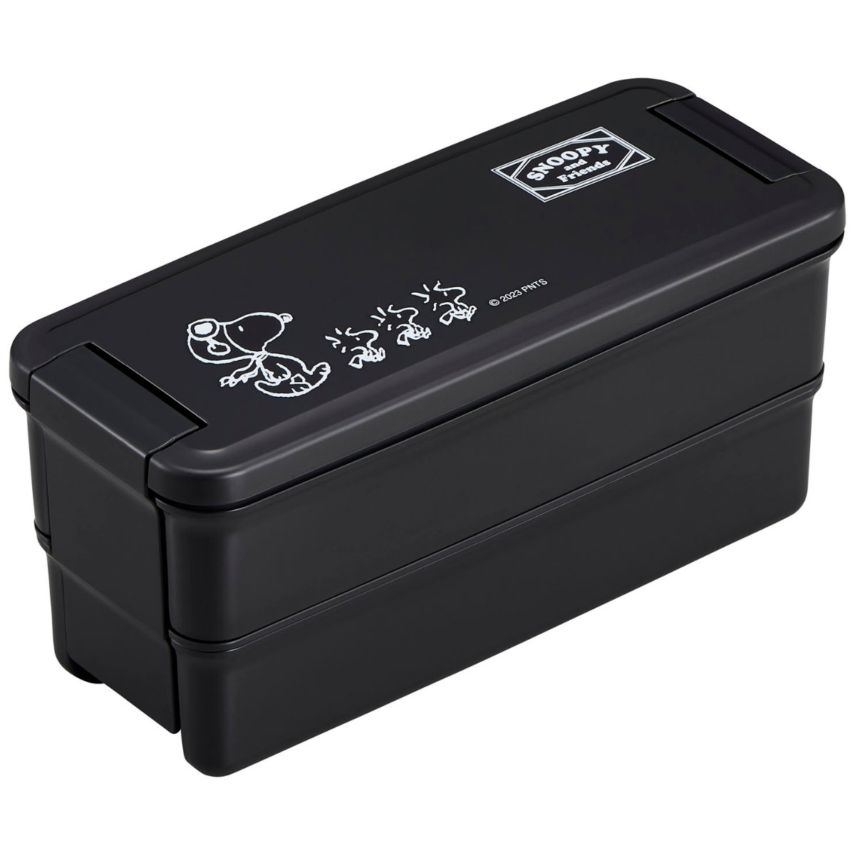 OSK 弁当箱 2段 650ml ランチボックス二段 仕切付き スヌーピー