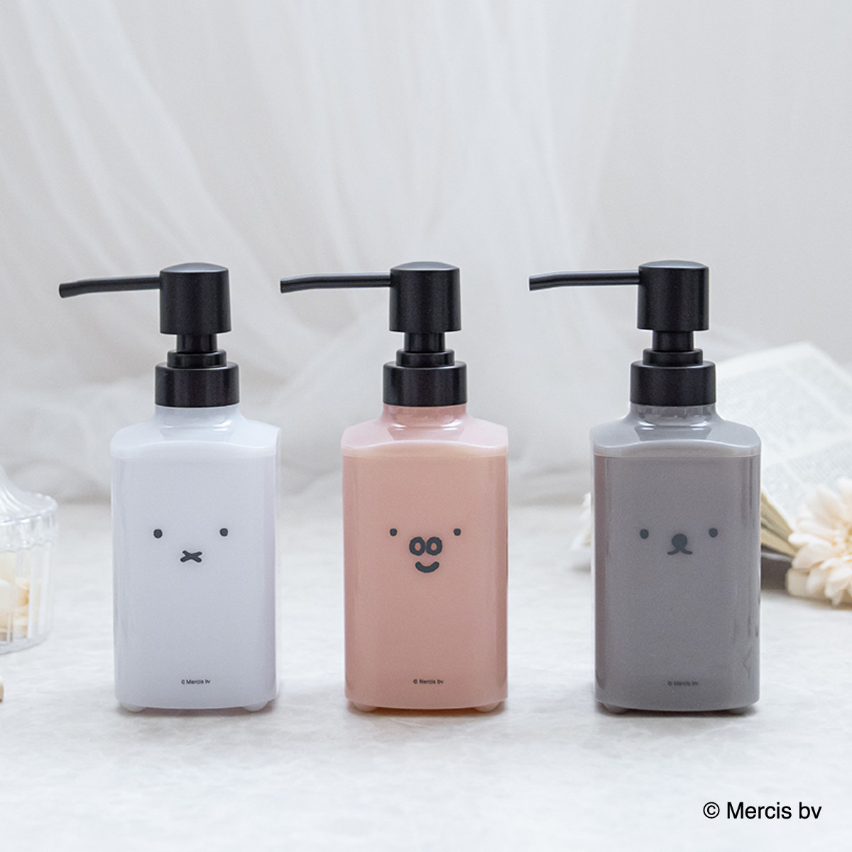 【限定】ソープディスペンサー　ミッフィー リッチェル ディスペンサー ディックブルーナ ミッフィー 600ml