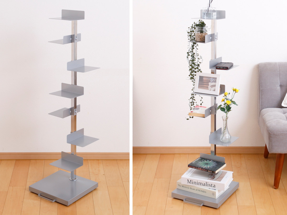 ブックタワー ハイタイプ 8段 高さ111.5cm 日本製 Tsum Dockブック