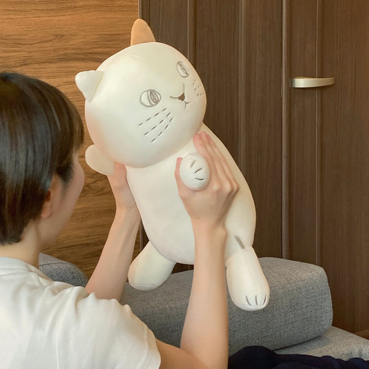 クッション にゃふにゃふ ゆるトレぬいぐるみ （ ぬいぐるみ もちもち