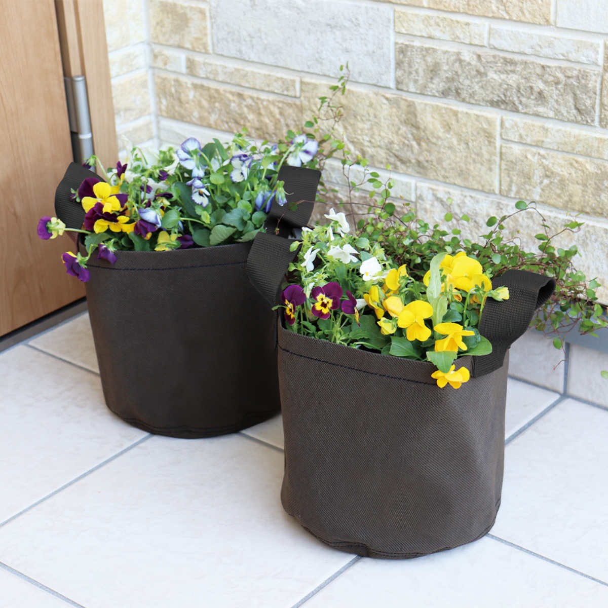 アイメディア 鉢カバー 不織布プランター 2個組 布 （ プランター