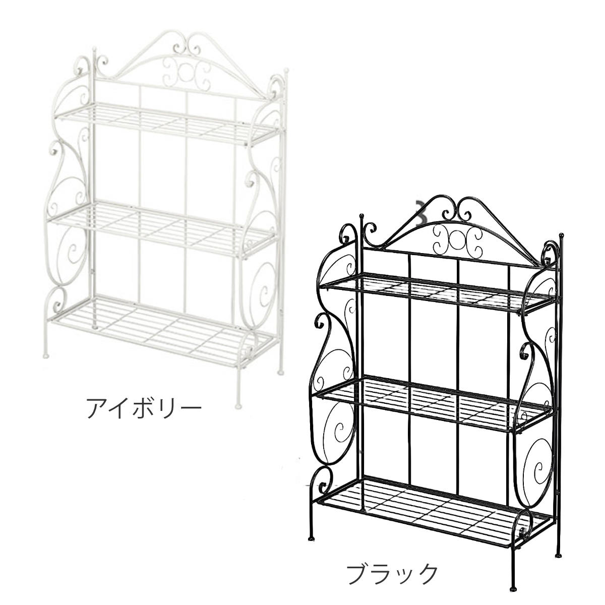 BOTANICAL LOVERS 3段プランターラック BOTANICAL LOVERS 3段プランターラック フラワースタンド 屋外 室内