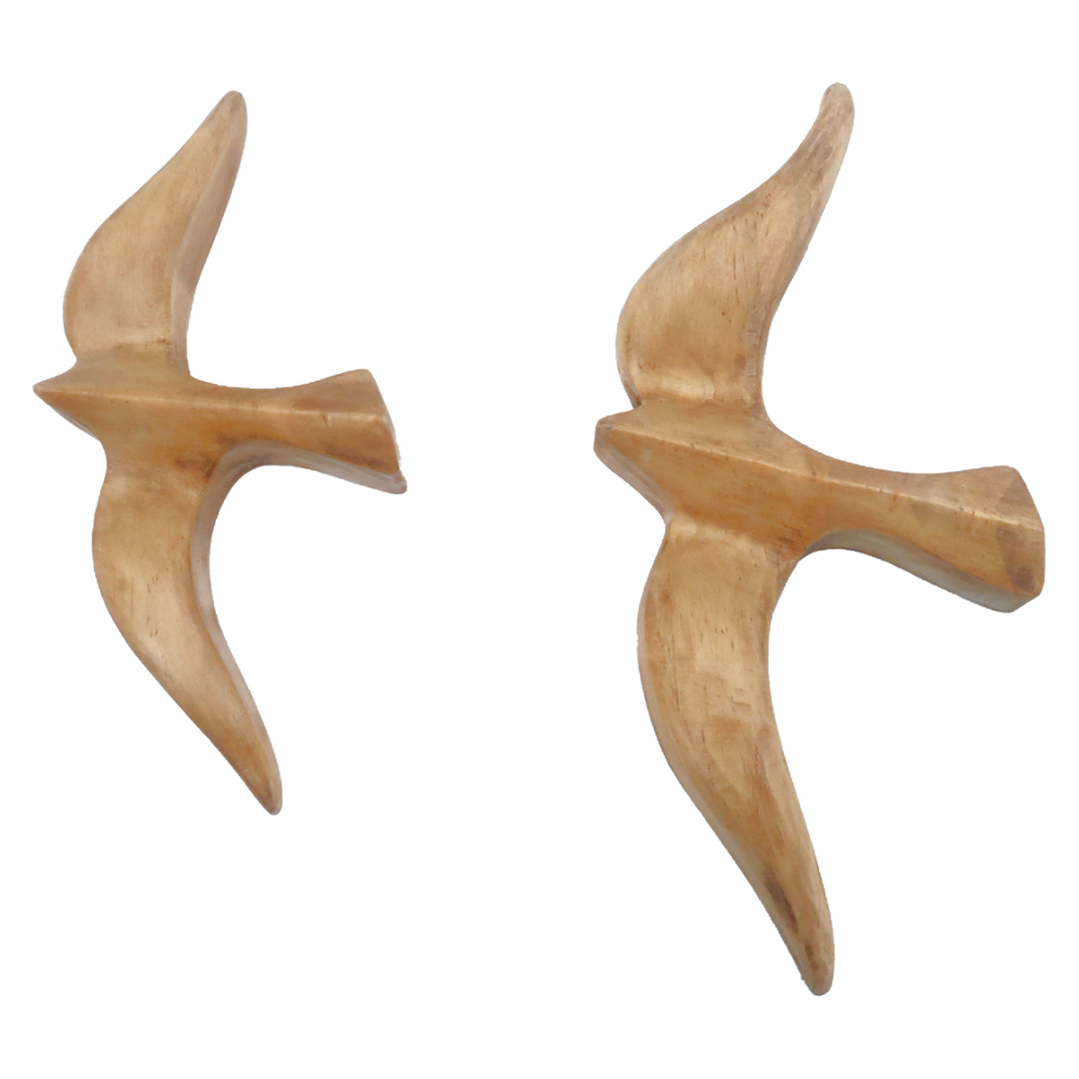 Creer オブジェ ナインマーケ パイン バードオブジェ 2個セット （ 壁